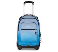 Invicta Trolley Plug Fantasy Shine, Light Blue, Glitter Effect, 34 L, Double Compartment, Cross-Over System, Equipped Pocket, PC Pocket, Bottle Pocket, Middle and High School, Girl