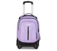 Invicta Trolley Plug Led, Lilac, 34 L, Double Compartment, Built-in Front LED, Cross-over System, Equipped Pocket, PC Pocket, Bottle Pocket, Middle and High School, Girl