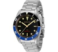 Invicta Vintage Pro Diver 34333 Men's Watch - Waterproof - Analogue - Automatic Movement - Stainless Steel with Black dial - 40mm