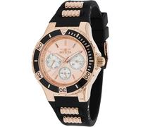 Invicta Women's Analog Quartz Watch with Stainless Steel, Silicone Strap 37318