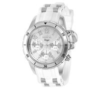 Invicta Women's Analog Quartz Watch with Stainless Steel, Silicone Strap 37347