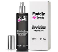 Invictos Aftershave Spray - 100ml Parfum in Frosted Black Glass Bottle - Aftershave Scent - Branded Gift Box - Vegan Friendly - Puddle of Wax - Made in the UK