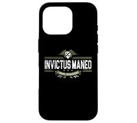 Invictus Maneo - meaning in Latin "I Remain Unvanquished" Case for iPhone 16 Pro