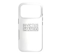 Invictus Maneo - meaning in Latin "I Remain Unvanquished" Case for iPhone 17 Pro