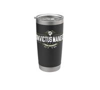 Invictus Maneo - Meaning in Latin I Remain Unvanquished Stainless Steel Insulated Tumbler