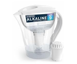 Invigorated Living Alkaline Water Filter Jug - Long-Life Filtration System - Purifies and Restores pH Balance - Invigorated Living with Alkaline Water Filter Pitcher - Fluoride Water Filter - 3.5L