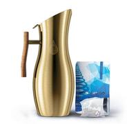 Invigorated Water Gold Stainless Steel Alkaline Water Filter Jug 1900Ml