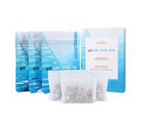 Invigorated Water pH On-The-Go Portable Alkaline Water Filter - Alkaline Water Pouch for Water Bottle Filter - High pH Water Filter Bag for Pure