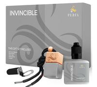 Inviktos Car Air Fresheners Gift Set - 8ml Diffuser Bottle + 30ml Refill - Vent Clip, Gasket and Reed Sticks - Long Lasting Fragrance, Car Diffuser Air Freshener by Perfa