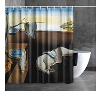 INVIN ART [Upgraded Version The Persistance of Memory by Salvador Dali Bathroom Shower Curtain