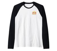 Invincible Burger Mart Fast-Food Restaurant Pocket Logo Raglan Baseball Tee