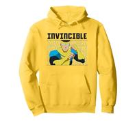 Invincible Mark Grayson Fighting Pose Distressed Poster Pullover Hoodie