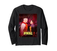 Invincible Omni-Man & Mark Face To Face Poster Long Sleeve T-Shirt