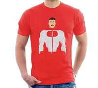 Invincible Omni Man Silhouette Men's T-Shirt Red