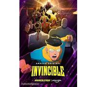 Invincible TV Series Poster Wall Art A4 Size Version 7