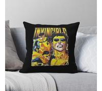 Invincible Universe Omni-Invincible Square Pillowcase Polyester Linen Velvet Creative Throw Pillow Case Sofa Cushion Cover