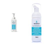 INVIRTU Alcohol Free Anibacterial Foam Hand Sanitiser (600ml & 50ml Bundle)