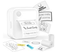 INVISEN D1 Portable Label Printer, Mini Thermal Printer for Home, Office, Organization, Small Business, Bluetooth Sticker Printer for Phones, Sticker Maker for Kids School Items