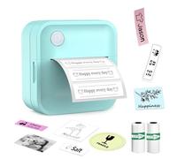 INVISEN Mini Sticker Printer - Bluetooth Portable Thermal Printer, Pocket Label Maker for Study Notes, Pictures, DIY, Label,Receipt Printers Compatible with Android and iOS, Normal