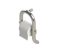 INVISIA Toilet Roll Holder 13", Designer Premium Grab Bar for Bath and Shower Safety, Water Resistant, ADA Compliant Grab Bar for Adults, Seniors & Handicapped- Up to 500Lbs (Brushed Stainless)