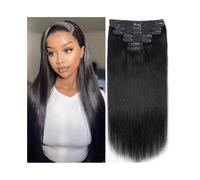 Invisible 120G Clips In Hair Extension 8 Pcs/Set Long Straight Hair Extension 18Clips In Thick Hairpiece Hair Extensions(26inches)