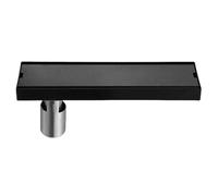 Invisible 304 Stainless Steel Long Drainage Linear Shower Tray - Rectangular Floor Drain Cover with Brushed Finish, Modern Bathroom Accessory for Stylish Wet Rooms and Showers