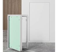 Invisible Access Panel for Plasterboard Wall Ceiling Flush Mount Hatch Paintable Gypsum Board Service Door Reinforced Aluminium Frame Push Release Spring Latch for Plumbing(WxH-36x90cm)