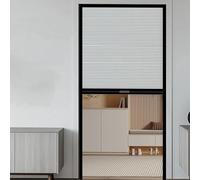 Invisible Accordion Door No Drill Honeycomb Folding Retractable Door for Laundry Room Space Saving Pull Down Hardware (32"x80" 81.3x203.2cm)