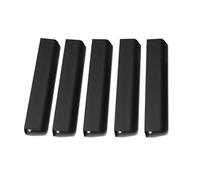 Invisible Aluminum Door Handles5 Pack Easy Installation Compatible with Kitchen & Furniture Durable Gray 300mm Modern Concealed Design for Sleek Interiors