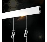 Invisible AR Display WallMounted Hanr for Home Museum & School Photo & Artwork Suspeon Rod with Clips Perfect for Exhibits & GalleShowcases