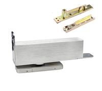 Invisible Automatic Door Closer for Wooden Doors - Heavy-Duty Aluminum Alloy, Max Load 220 lbs, Self-Closing Mechanism, Ideal for Home & Office Use