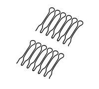 Invisible Bangs Hair Black Waved U-shaped Front Clips Comb Curve Roll Clips Bang Pin Invisible N1I5 Clip Comb Fringe Hair