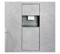 Invisible Bathroom Shower Niche Waterproof Tissue Paper Holder & Trash Can Dispenser Flush Mount for Kitchen/Hotels