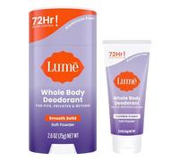 Invisible Body Deodorant Cream in Small Tube and Solid Bar, Odour Control for 72 Hours, No Aluminium and Baking Soda, Safe for Skin, 0.5 oz Small Tube + Bar