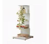 Invisible Bookshelf with Metal Back Space-Saving Stand Book Rack for Living Room Bedroom Office Stylish Floor-to-Wall Design for Small Spaces Modern Home Decor.
