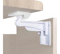 Invisible Cabinet Latch Locks, Childproof Cabinet Safety Locks, 5x2cm Adhesive Drawer Protection Lock, Strong Hold Kitchen Lock, Proofing Accessory with Easy Install, Home Safety