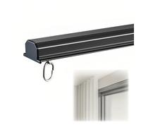 Invisible Ceiling Curtain Track High-Performance Aluminum Drapery Rail 16.4FT/500CM Black Integrated Design for Seamless Curtains Perfect for Home Décor and Window Treatments