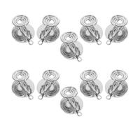 Invisible Clip on Earring Converter Round Flat Back 10pcs Copper