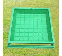 Invisible Cover for Integrated Garden Pot Cover 40100cm Resin Grass Planter Protector 1 PC (L W 100cm x 50cm)