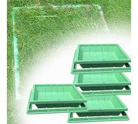 Invisible Cover & Supportive for 4080cm Width 4 Pcs Set Perfect for Gardens/Paths Easy Installation Weather Resistant 70cm x 70cm Size