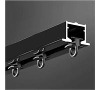 Invisible Curtain Track Recessed Commercial Aluminum Ceiling Curtain Rail for Living Room Hospital Hotel - Privacy Room Divider 7-11 ft Options Available