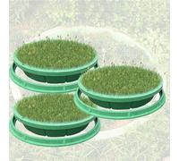 Invisible Decorative Sewer Inspection Cover for Schools Parks & Communities - Flush Mount Grate for Green Spaces (3 PCS 70cm Diameter)