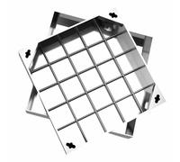 Invisible Design Embedded Manhole Lid, Stainless Steel Invisible Manhole Cover, Square Septic Tank Cover, Recessed Block Paving, Embedded Sewer