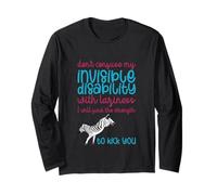 Invisible Disability | Don't Confuse it for Laziness Long Sleeve T-Shirt