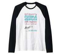 Invisible Disability | Don't Confuse it for Laziness Raglan Baseball Tee