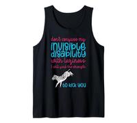 Invisible Disability | Don't Confuse it for Laziness Tank Top