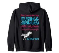 Invisible Disability | Don't Confuse it for Laziness Zip Hoodie