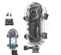Invisible Dive Case compatible for Insta360 X5 -60m/196ft Underwater Dive Waterproof Housing, Anti-Fog, Ultra-Clear Lens, 360° Protection for Diving, Surfing, Snorkeling & Extreme Sports
