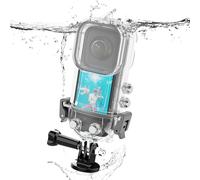 Invisible Dive Case for Insta 360 X3 Action Camera Underwater Diving Housing for Insta 360 X3 Shell Photography Housings Cover with Bracket, Up to 45m