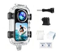 Invisible Dive Housing Case for Insta360 X6, 60M/196FT Waterproof Invisible Underwater Photography Housing Cover, Insta 360 X6 Protective Shell with Bracket Action Camera Accessories